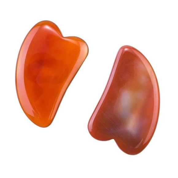 100% Carnelian Gua Sha Face Tool - Picture 1 of 2